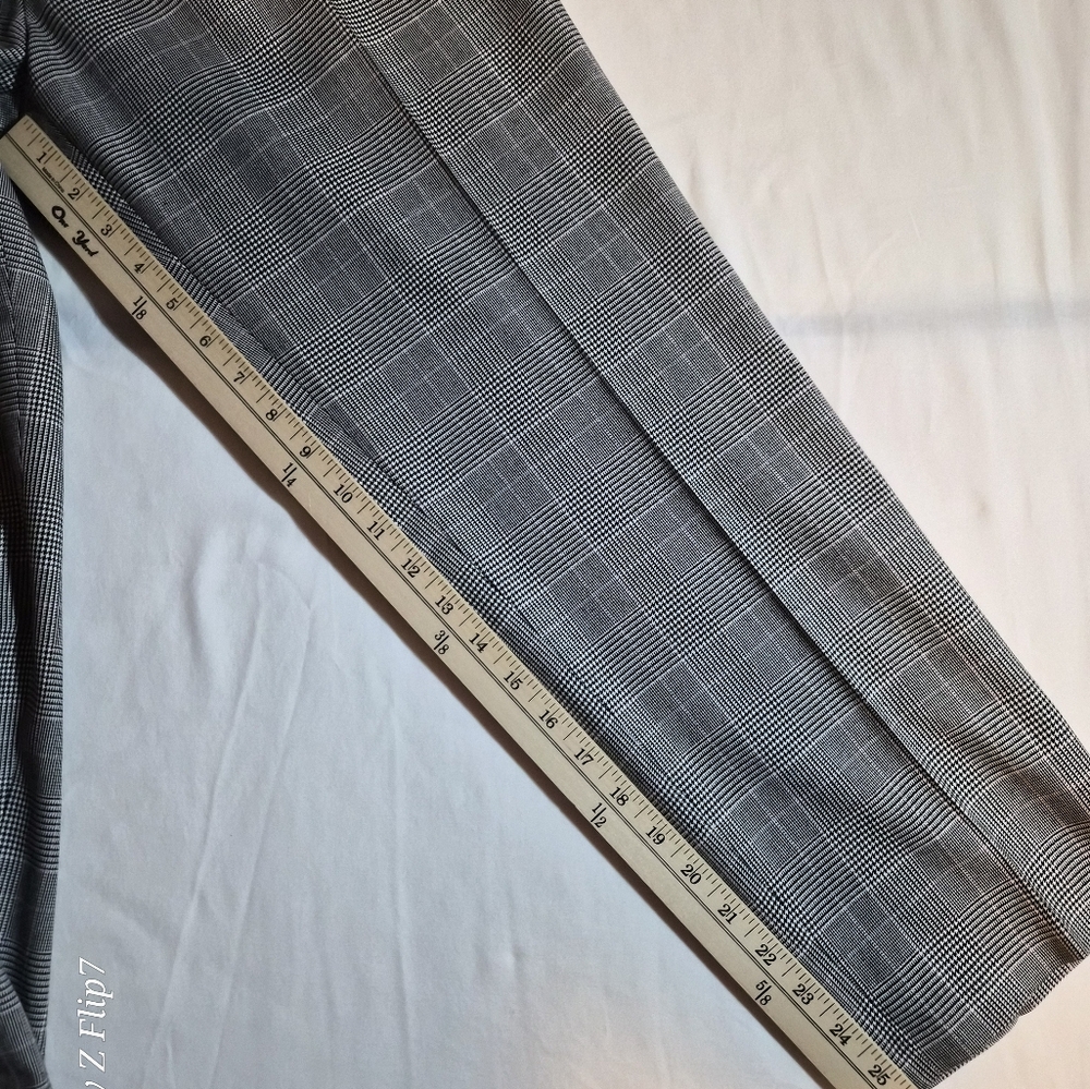 Talbots Petite 14P Hampshire Suit Set - Grey Glen Plaid with Red Windowpane - Picture 16 of 16